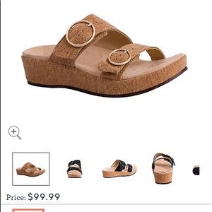 Cork Revitalign orthopedic gorgeous sandals! Beautiful gold buckles.Gently used!